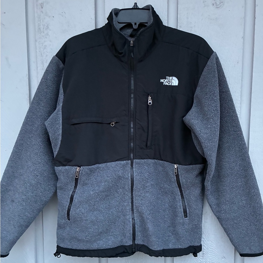The North Face Men’s Small Polartec Fleece Jacket Black Gray Outdoor Full Zip - Picture 15 of 15